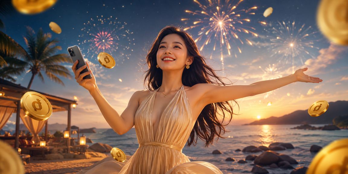 Người dùng tại Côn Đảo sử dụng điện thoại để chơi casino và cá cược thể thao bên bãi biển
